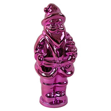 Lade das Bild in den Galerie-Viewer, Weihnachtsmann aus Glas, pink, 65 cm
