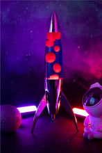 Lade das Bild in den Galerie-Viewer, Lavalampe &quot;Rocket&quot;, rot/lila
