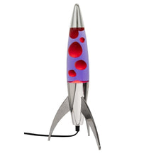 Lade das Bild in den Galerie-Viewer, Lavalampe &quot;Rocket&quot;, rot/lila
