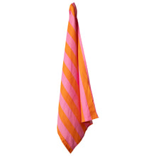 Lade das Bild in den Galerie-Viewer, Geschirrtuch "Stripes" 50x70 cm, rosa/orange
