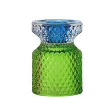 Lade das Bild in den Galerie-Viewer, Gift Company 2-in-1 Kerzen-&amp; Teelichthalter, grün/blau
