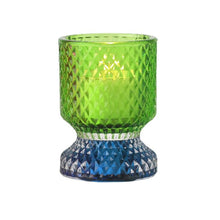 Lade das Bild in den Galerie-Viewer, Gift Company 2-in-1 Kerzen-&amp; Teelichthalter, grün/blau

