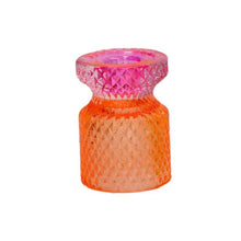 Lade das Bild in den Galerie-Viewer, Gift Company 2-in-1 Kerzen-&amp; Teelichthalter, orange/pink
