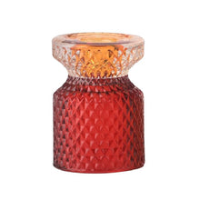 Lade das Bild in den Galerie-Viewer, Gift Company 2-in-1 Kerzen-&amp; Teelichthalter, rot/orange
