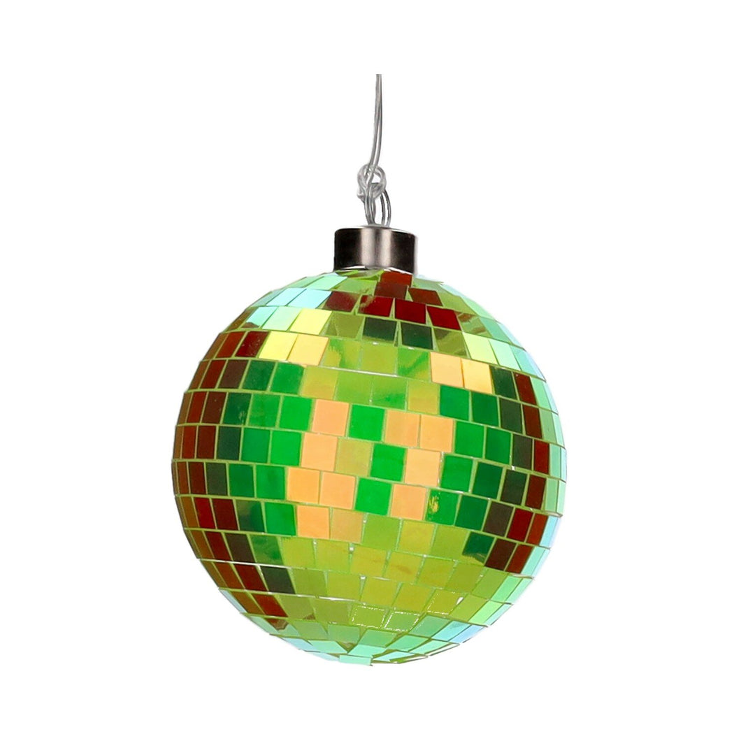 Gift Company LED-Discokugel neongrün, 10 cm