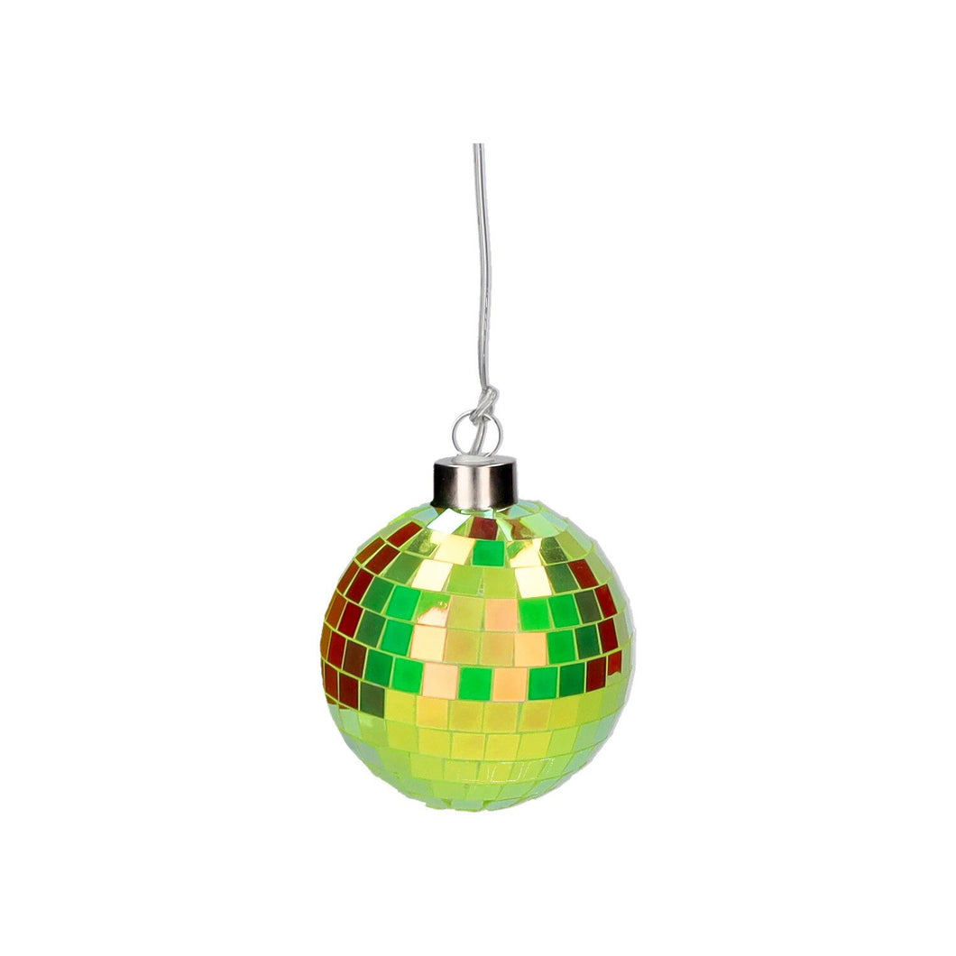 Gift Company LED-Discokugel neongrün, 8 cm
