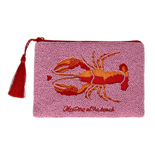 Lade das Bild in den Galerie-Viewer, Gift Company Kosmetiktasche Elodie "Hummer", 12x18 cm
