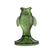 Lade das Bild in den Galerie-Viewer, Gift Company Kerzenhalter "Fisch", dunkelgrün
