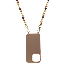 Lade das Bild in den Galerie-Viewer, Handykette &quot;Dream Beads&quot; Braun-Beige-Mix
