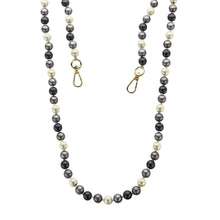 Lade das Bild in den Galerie-Viewer, Handykette &quot;Dream Beads&quot; Grau-Mix
