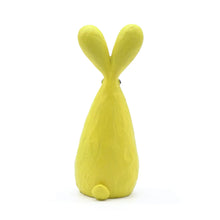 Lade das Bild in den Galerie-Viewer, Deko-Figur Hase gelb/pink, 37 cm
