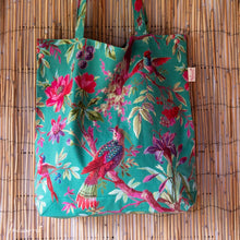 Lade das Bild in den Galerie-Viewer, Imbarro Baumwoll-Einkaufsbeutel &quot;Paradise&quot;, green

