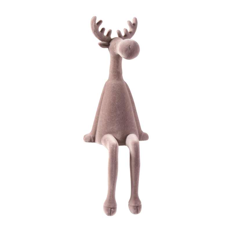 Kantenhocker Elch 55 cm, taupe
