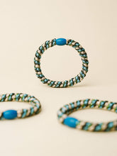 Lade das Bild in den Galerie-Viewer, Kknekki Haargummi "Mix Army Teal"
