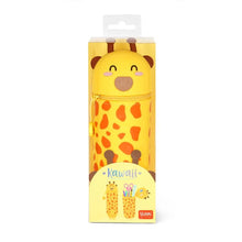 Lade das Bild in den Galerie-Viewer, Legami 2-in-1-Federmäppchen Kawaii &quot;Giraffe&quot;
