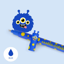 Lade das Bild in den Galerie-Viewer, Legami löschbarer Gelstift &quot;Monster&quot;, blau

