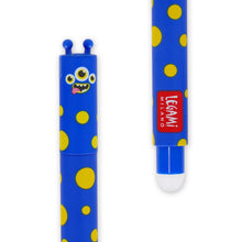Lade das Bild in den Galerie-Viewer, Legami löschbarer Gelstift &quot;Monster&quot;, blau
