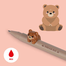 Lade das Bild in den Galerie-Viewer, Legami Gelstift &quot;Teddybär&quot;, rot
