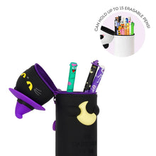Lade das Bild in den Galerie-Viewer, Legami 2-in-1-Federmäppchen Kawaii &quot;Schwarze Katze&quot; Halloween 2025
