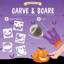 Lade das Bild in den Galerie-Viewer, Legami Kürbis-Schnitz-Set - Halloween 2025
