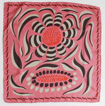 Lade das Bild in den Galerie-Viewer, Les Belles Vagabondes Seidentuch "Mini Myosotis Rosa", 50x50 cm
