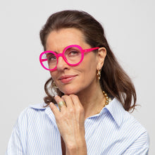 Lade das Bild in den Galerie-Viewer, Looplabb Lesebrille &quot;Jane&quot;, Neon Pink
