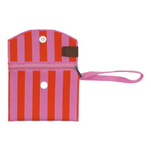 Lade das Bild in den Galerie-Viewer, Portemonnaie &quot;Julia&quot;, rosa-orange gestreift
