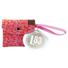 Lade das Bild in den Galerie-Viewer, Portemonnaie &quot;Julia&quot;, rosa-oranges Leopardenmuster
