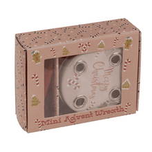 Lade das Bild in den Galerie-Viewer, Mini-Adventskranz &quot;Merry Christmas&quot;
