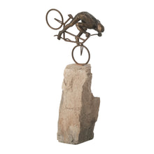 Lade das Bild in den Galerie-Viewer, Deko-Figur &quot;Mountainbiker&quot;, 46 cm
