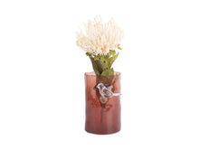 Lade das Bild in den Galerie-Viewer, Vase &quot;Bird on Branch&quot; rotbraun, 15 cm
