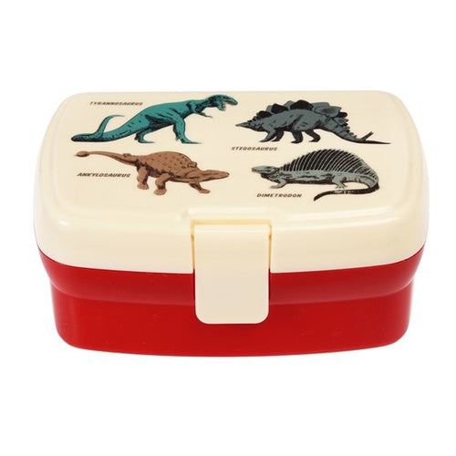 Rex London Brotdose mit Dinosaurier-Motiv.