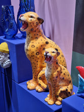 Lade das Bild in den Galerie-Viewer, Gift Company Deko-Figur &quot;Leopard&quot; orange, 34 cm
