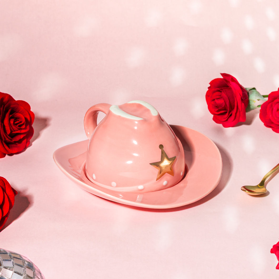 Sass & Belle Tasse mit Untersetzer 