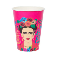 Lade das Bild in den Galerie-Viewer, Talking Tables 8er-Set Becher &quot;Frida Kahlo&quot;, pink
