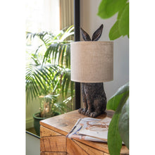 Lade das Bild in den Galerie-Viewer, Lampe &quot;Shy Bunny&quot;, graubraun/beige
