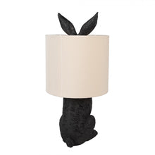 Lade das Bild in den Galerie-Viewer, Lampe &quot;Shy Bunny&quot;, schwarz/beige
