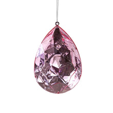 Lade das Bild in den Galerie-Viewer, XL-Anhänger &quot;Diamant&quot; Tropfen rosa, 13x19 cm
