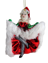 Lade das Bild in den Galerie-Viewer, Weihnachtsanhänger &quot;Santa Dragqueen&quot;
