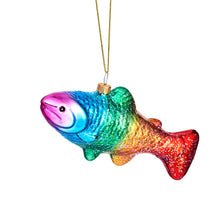 Lade das Bild in den Galerie-Viewer, Weihnachtsanhänger &quot;Regenbogenforelle&quot;
