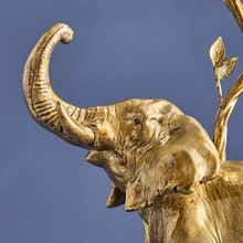 Lade das Bild in den Galerie-Viewer, Kerzenhalter &quot;Elefant &amp; Papagei&quot;, 46 cm

