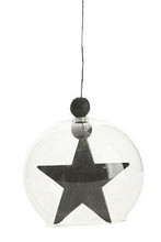 Lade das Bild in den Galerie-Viewer, House Doctor Anhänger &quot;Hanging Star&quot; schwarz, 12 cm
