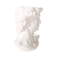 Lade das Bild in den Galerie-Viewer, Vase &quot;David&quot; weiß, 25 cm
