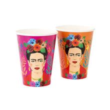 Lade das Bild in den Galerie-Viewer, Talking Tables 8er-Set Becher &quot;Frida Kahlo&quot;, pink
